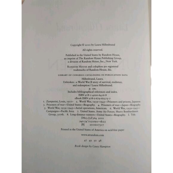 Unbroken : A World War II Story of Survival, Resilience, and Redemption - Picture 4 of 4